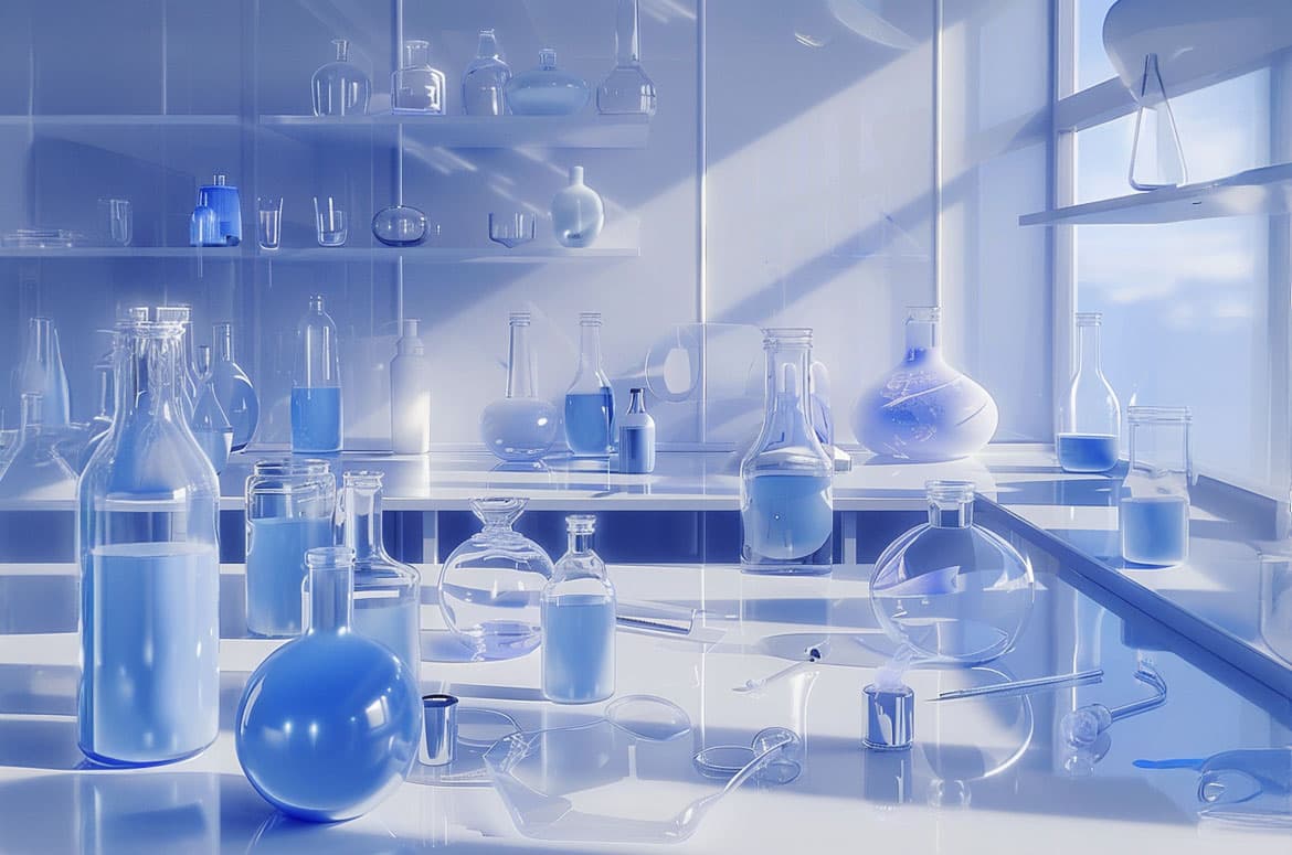 Blue laboratory