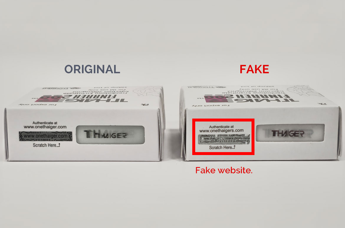 Fake product example 4
